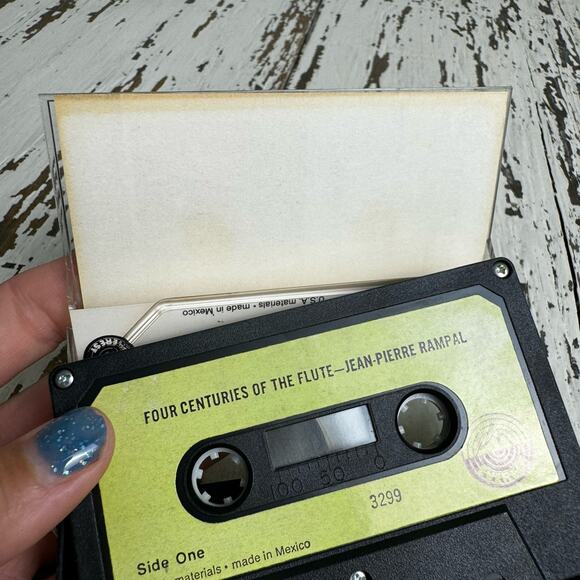 Jean-Pierre Rampal Four Centuries of the Flute Dolby Cassette Tape Vintage - Picture 5 of 6